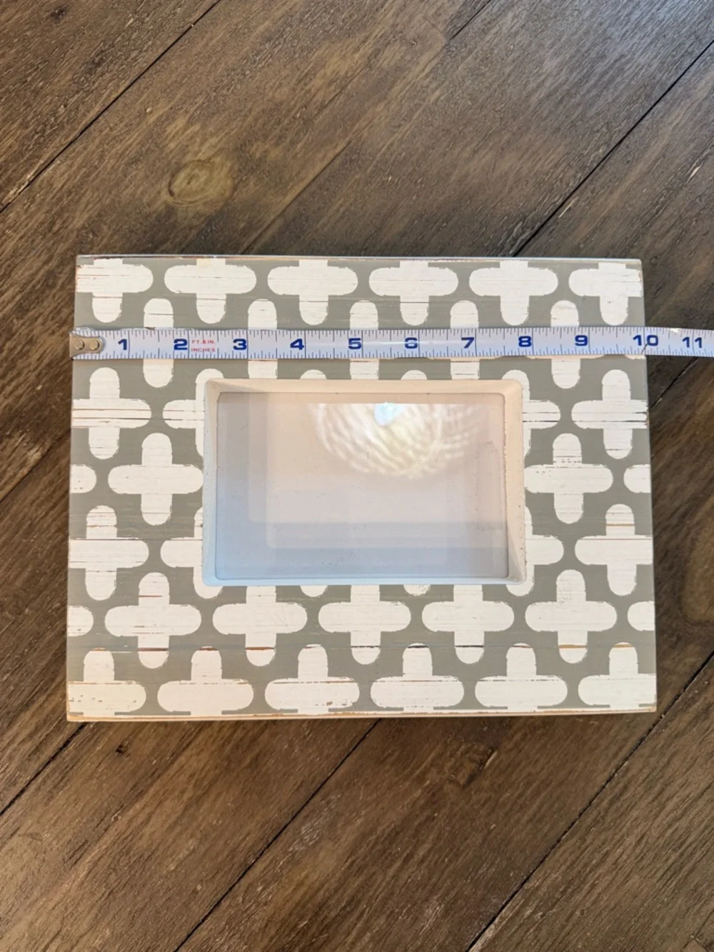 Mainstreet Collection Gray Clover 4x6 Distressed Wood Picture Frame Farmhouse
